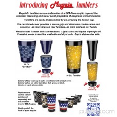 Mugzie 16-Ounce Tumbler Drink Cup with Removable Insulated Wetsuit Cover - Might be Vodka